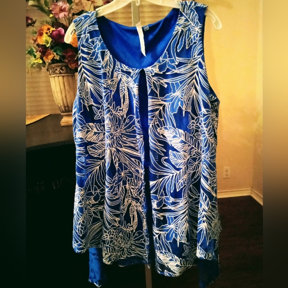 NY Collection Plus Size Sleeveless Top